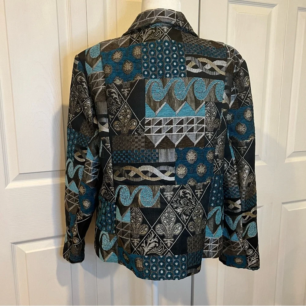 🍋 Dressbarn Zip Front Jacket / Blazer - Size XL - Picture 4 of 7